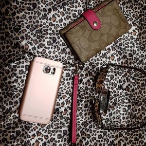Coach cell phone case/ wallet